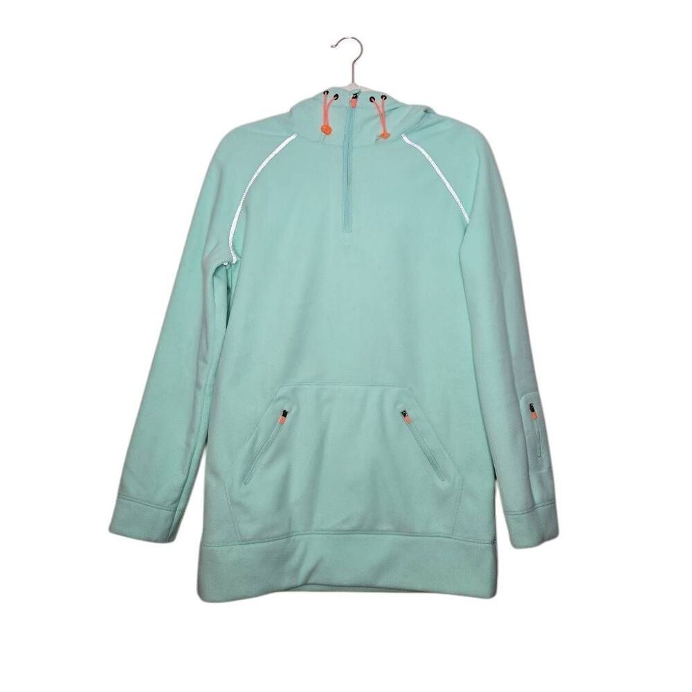 Sweaty Betty Sussex Hooded Fleece Pullover Size Small 1/4 Zip Warm Cozy
